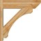 Ekena Millwork Legacy Slat Rough Sawn Outlooker, Western Red Cedar, 8"W x 30"D x 30"H OUT08X30X30LEC06RWR - alternate 4
